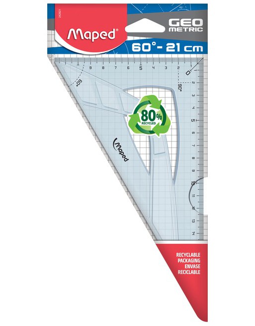 Tekendriehoek Maped 21cm...