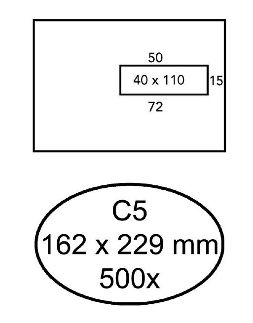 Envelop Quantore 162x229mm...