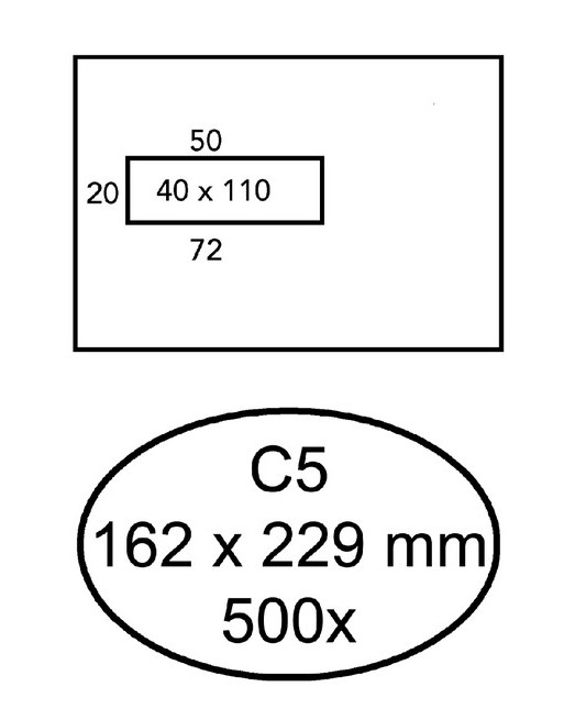 Envelop Quantore 162x229mm...