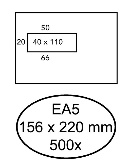 Envelop Quantore 156x220mm...