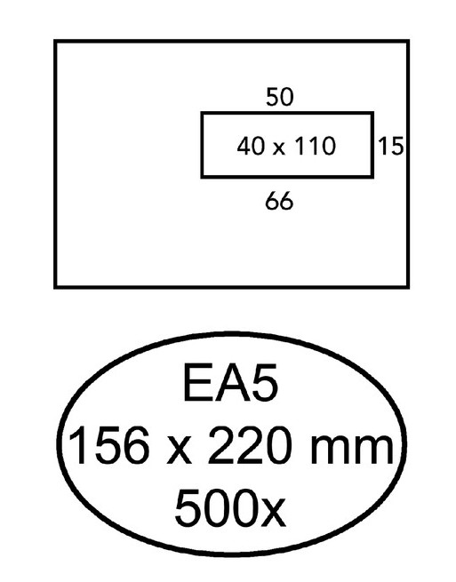 Envelop Quantore 156x220mm...