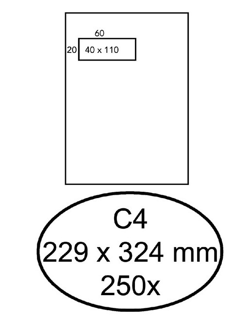 Envelop Quantore 229x324mm...