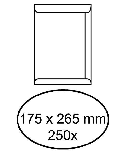 Envelop akte 175x265mm...