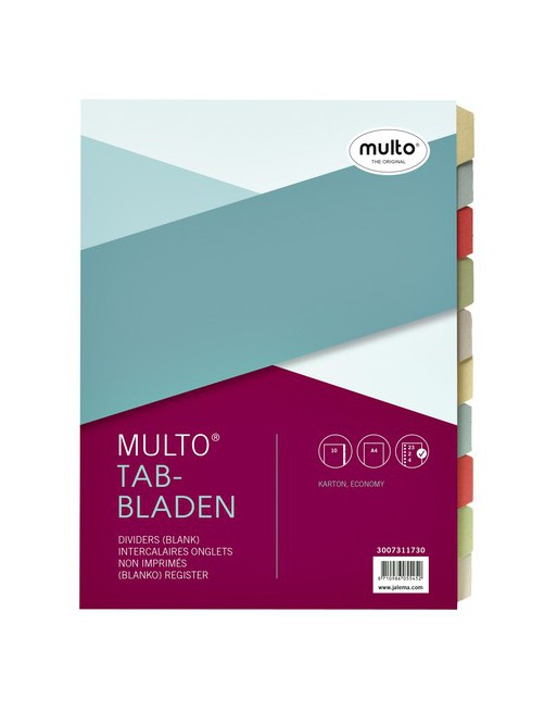 Tabbladen Multo A4 23R...