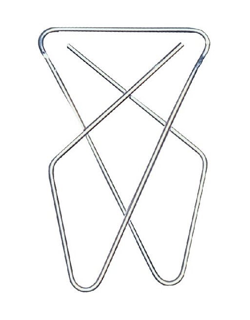 Vlinderclip LPC vernikkeld...