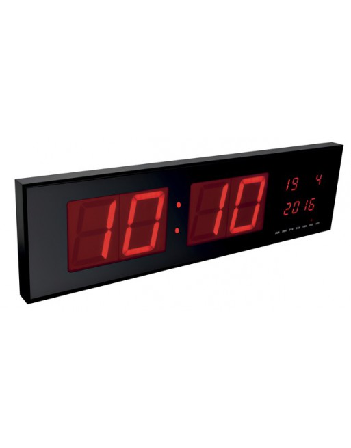 Wandklok Perel met LED display