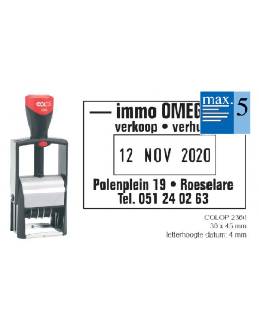 Woord-datumstempel Colop...