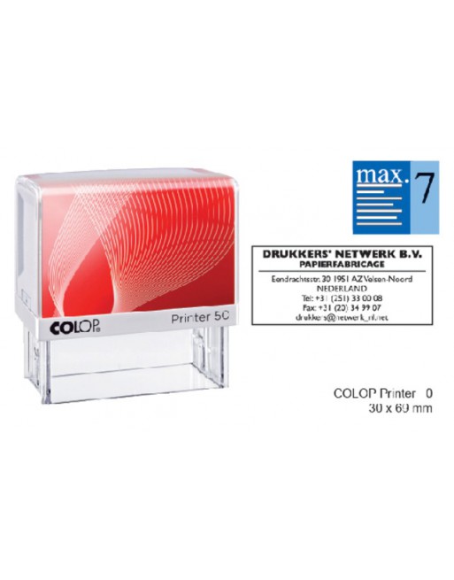 Tekststempel Colop Printer...