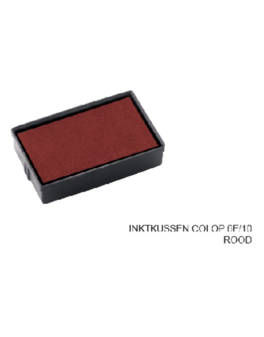 Stempelkussen Colop 6E/10 rood