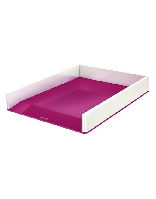 Brievenbak Leitz WOW wit/roze