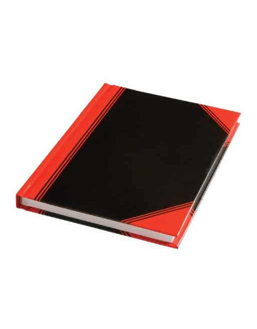 Notitieboek zwart/rood A7...