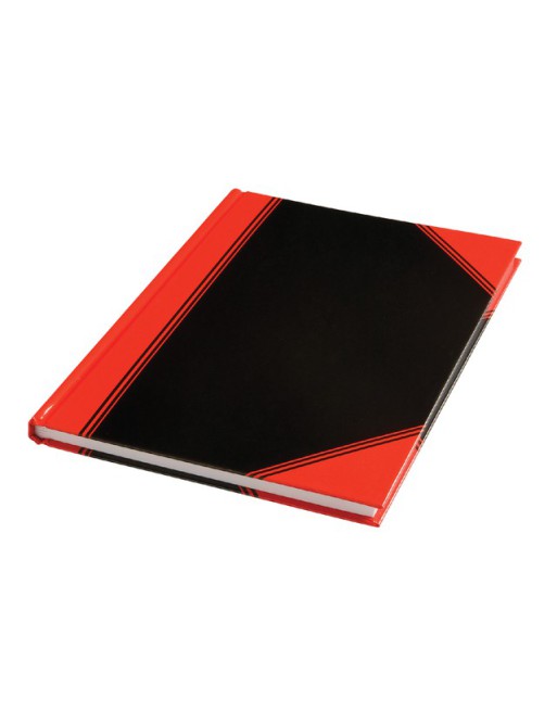 Notitieboek zwart/rood A4...