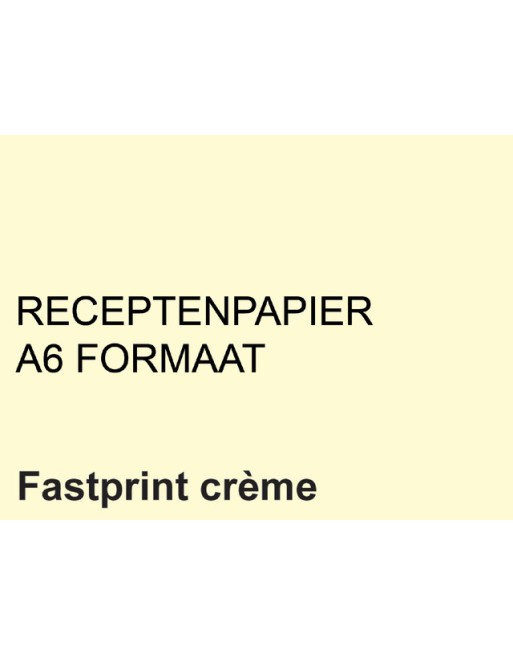Receptpapier Fastprint A6...