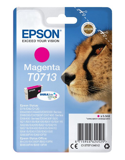 Inktcartridge Epson T0713 rood