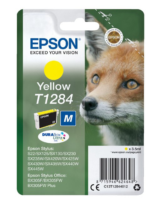 Inktcartridge Epson T1284 geel