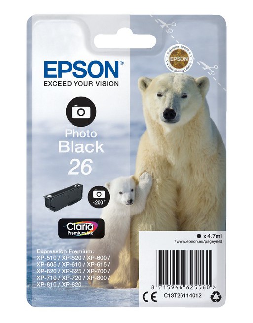 Inktcartridge Epson 26...