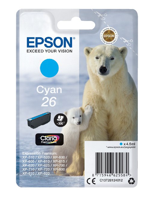 Inktcartridge Epson 26...