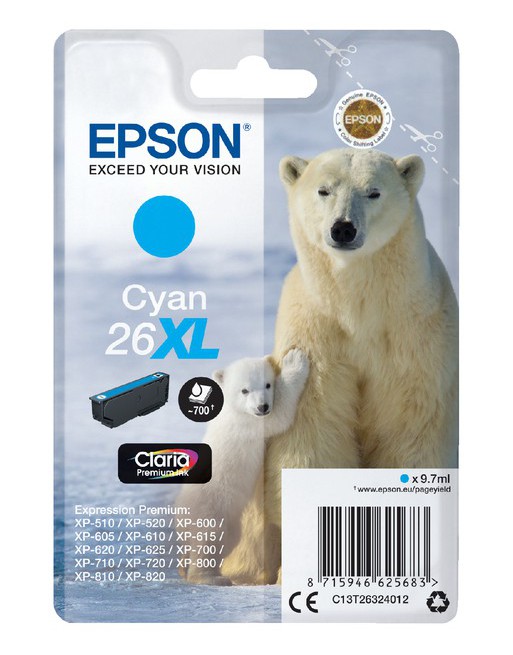 Inktcartridge Epson 26XL...