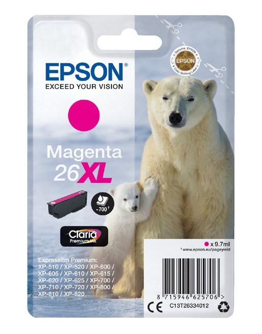 Inktcartridge Epson 26XL...