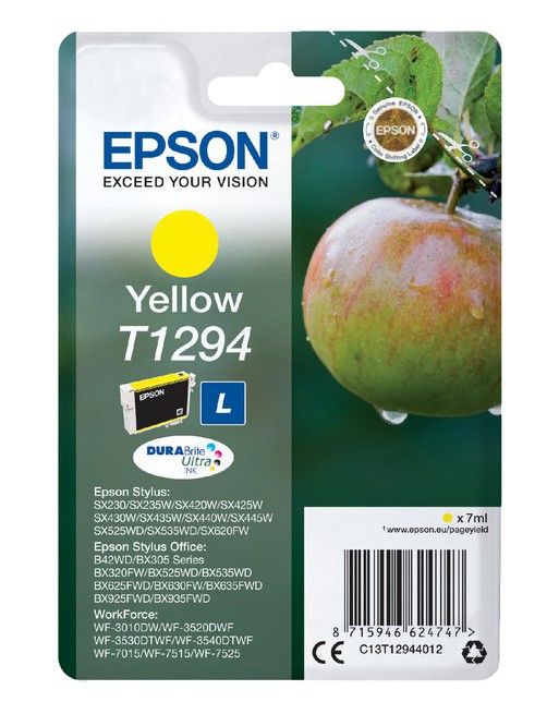 Inktcartridge Epson T1294 geel