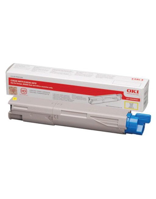 Toner Oki 43459369 geel
