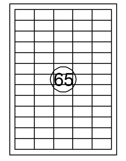 Etiket Quantore 38X21.2mm...