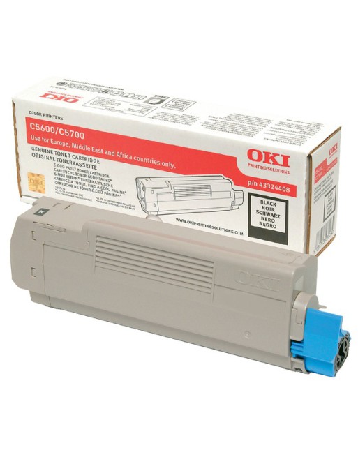 Toner Oki 43324408 zwart