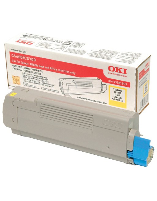Toner Oki 43381905 geel