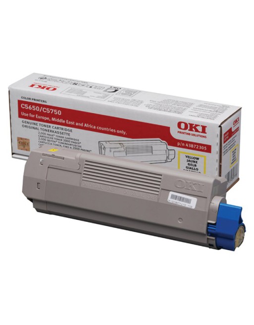 Toner Oki 43872305 geel
