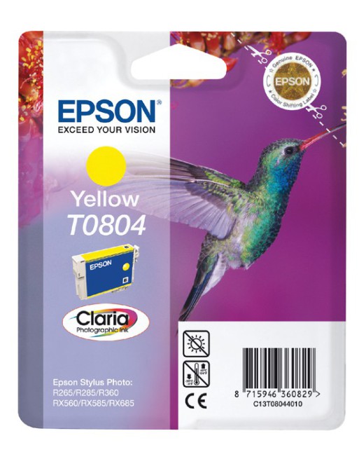 Inktcartridge Epson T0804 geel
