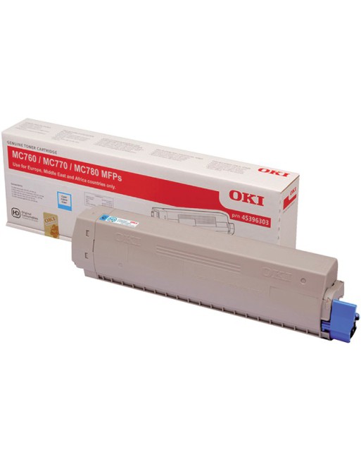 Toner Oki 45396303 blauw