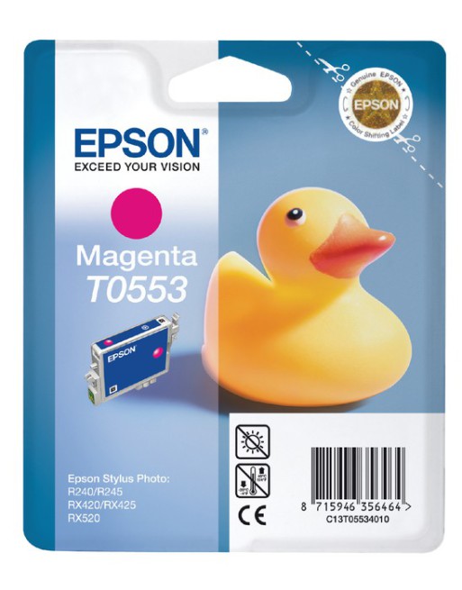 Inktcartridge Epson T0553 rood