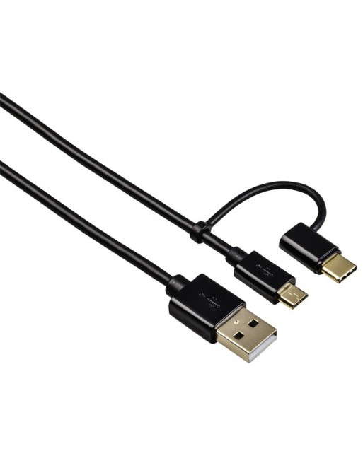 Kabel Hama USB Micro-A +...