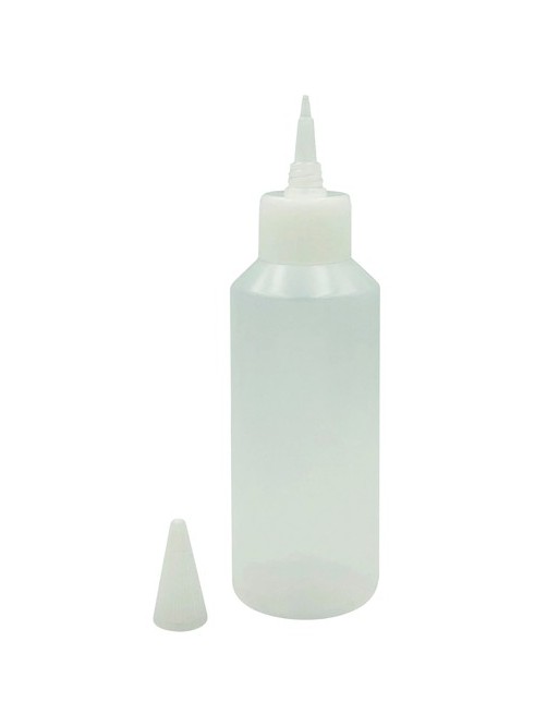 Flacon 100ml met tuit transp
