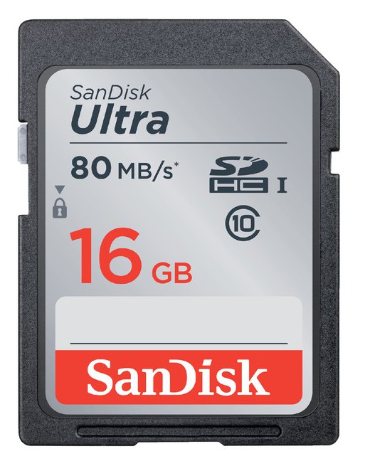 Geheugenkaart Sandisk SDHC...