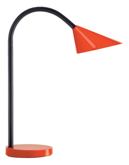 Bureaulamp Unilux Sol rood