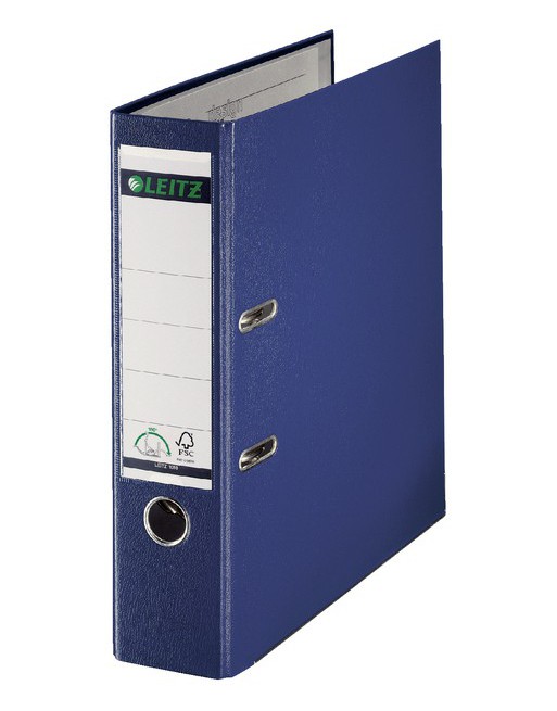 Ordner Leitz A4 80mm PP blauw