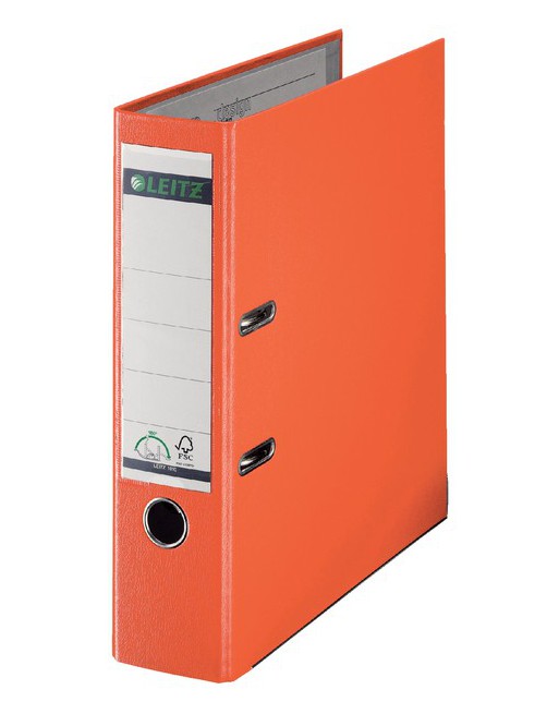 Ordner Leitz A4 80mm PP oranje