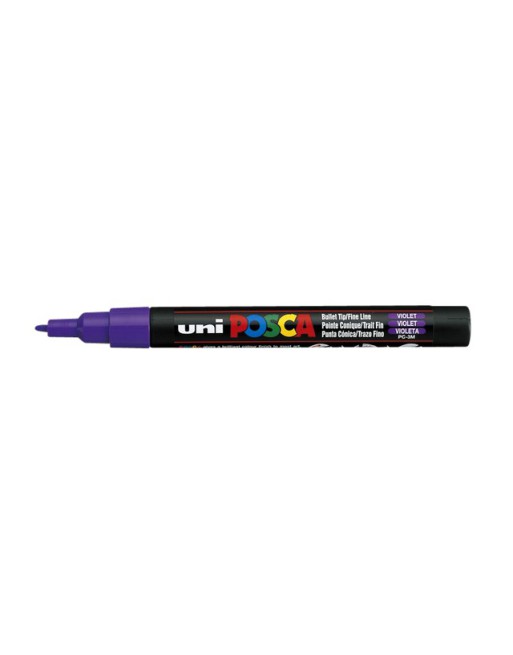 Verfstift Posca PC3M F paars