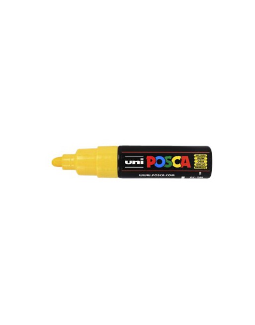 Verfstift Posca PC7M geel