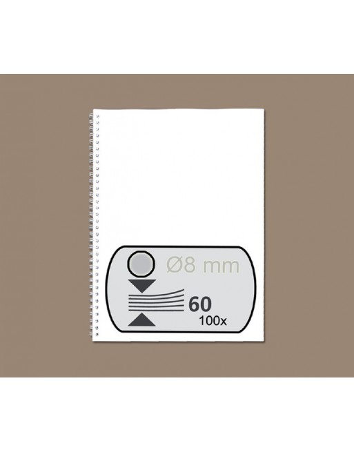 Draadrug GBC 8mm US/21rings...