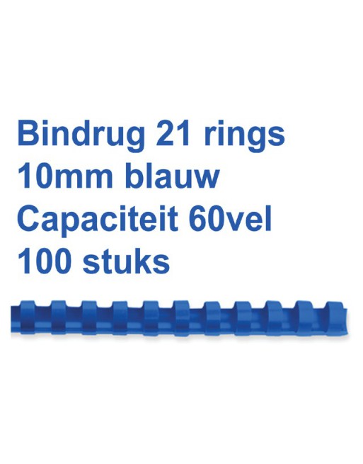 Bindrug GBC 10mm 21rings A4...