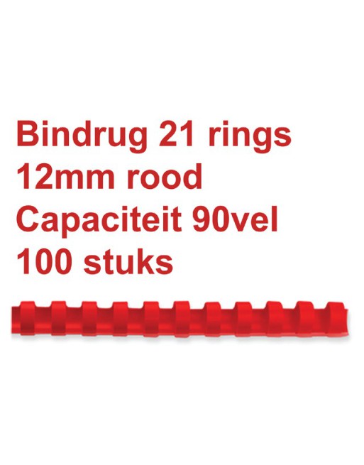 Bindrug GBC 12mm 21rings A4...
