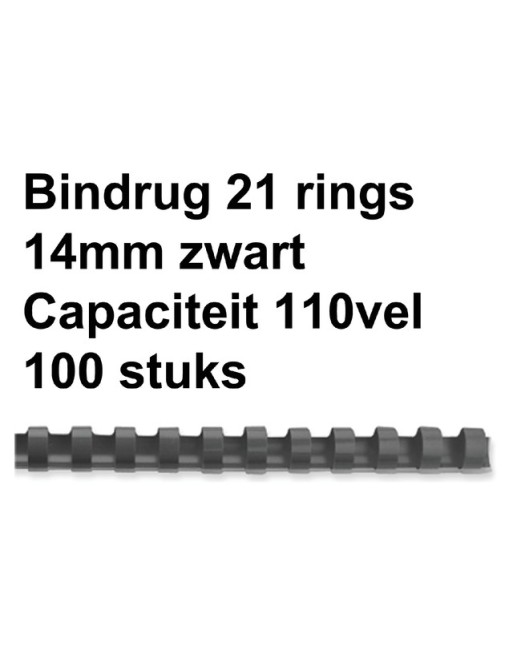 Bindrug GBC 14mm 21rings A4...