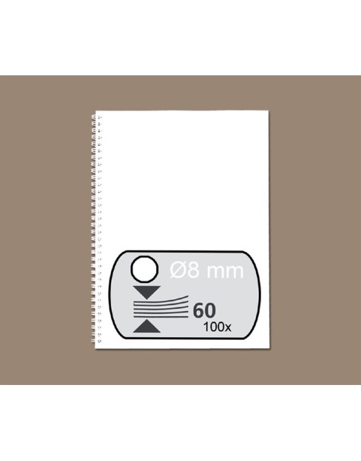Draadrug GBC 8mm 34-rings...