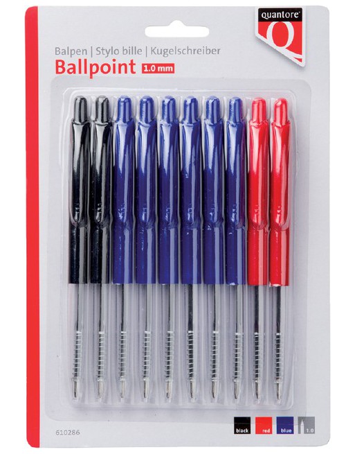 Balpen Quantore drukknop...