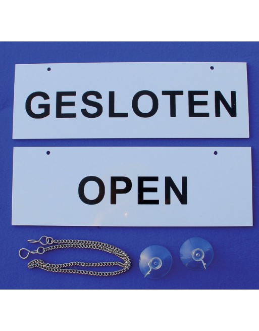 Infobord open/gesloten 100...