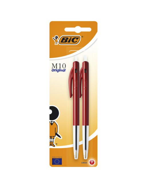 Balpen Bic M10 rood medium...