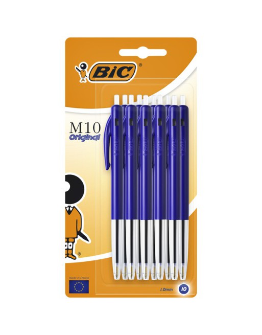 Balpen Bic M10 blauw medium...