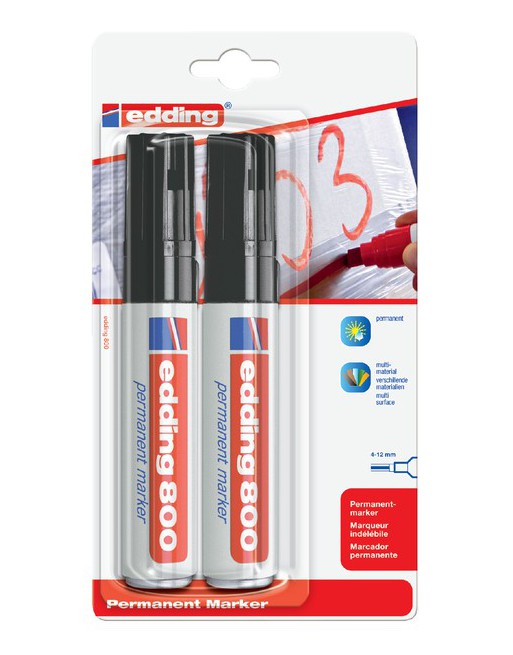 Viltstift edding 800 schuin...